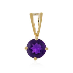 Pendentif en or et Améthyste de Zambie