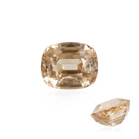  Zircon champagne (gemme et boîte de collection)