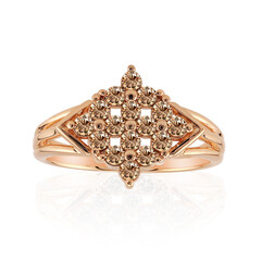 Bague en or et Diamant rose de France SI1 d'Argyle 