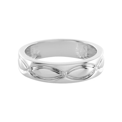 Bague en argent et Diamant I4 (J)