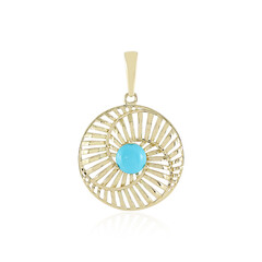 Pendentif en or et Turquoise Sleeping Beauty (Ornaments by de Melo)