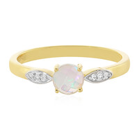 Bague en argent et Opale Welo