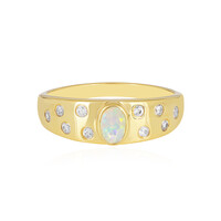 Bague en argent et Opale Welo