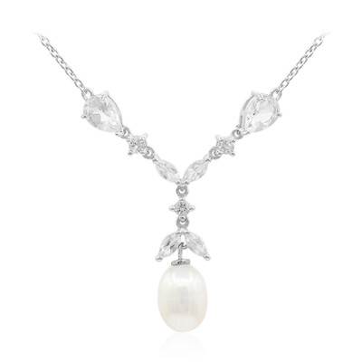 Collier en argent et Perle de culture d'eau douce