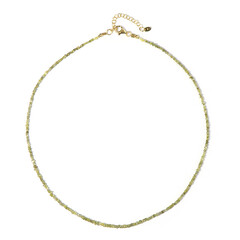 Collier en argent et Diamant jaune