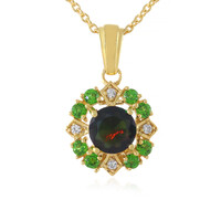 Collier en argent et Opale Mezezo