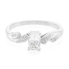 Bague en argent et Goshénite