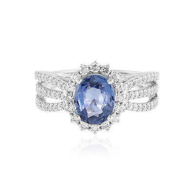 Bague en or et Saphir de Ceylan