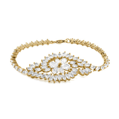 Bracelet en argent et Topaze blanche