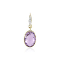 Pendentif en or et Améthyste Rose de France