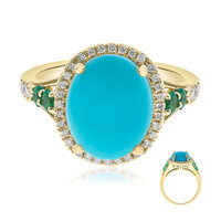 Bague en or et Turquoise