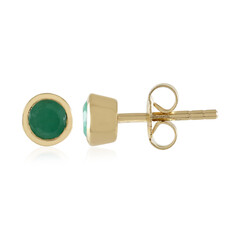 Boucles d'oreilles en argent et Emeraude de Socoto