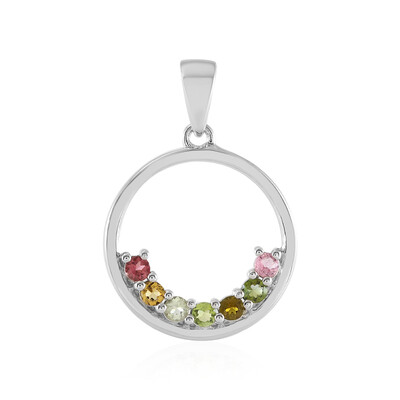 Pendentif en argent et Tourmaline