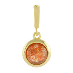 Pendentif en argent et Pierre du Soleil