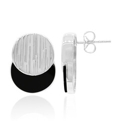 Boucles d'oreilles en argent et Onyx
