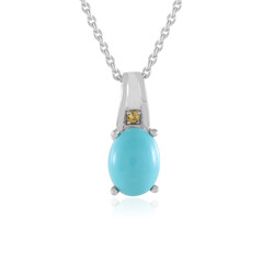 Collier en argent et Turquoise Sleeping Beauty
