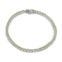 Bracelet en argent et Quartz citron