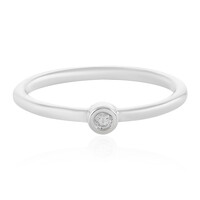 Bague en argent et Diamant I2 (H)