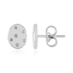 Boucles d'oreilles en argent et Diamant I2 (I)