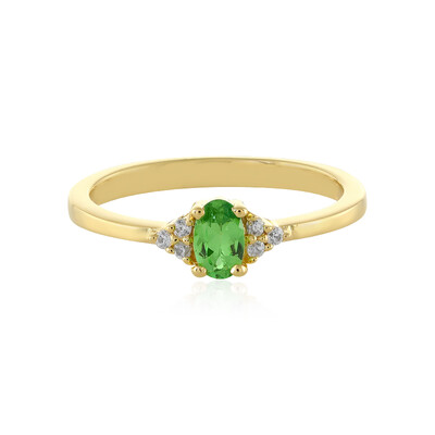 Bague en argent et Grenat Tsavorite