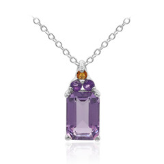 Collier en argent et Améthyste