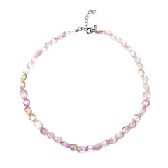 Collier en argent et Kunzite