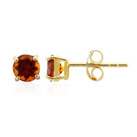 Boucles d'oreilles en argent et Citrine Madère
