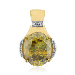 Pendentif en or et Sphalérite de Bulgarie