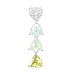 Pendentif en argent et Tourmaline