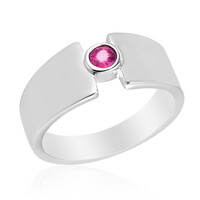 Bague en argent et Rubis