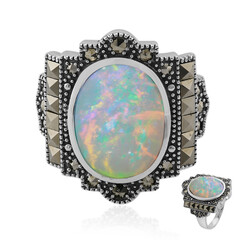 Bague en argent et Opale Welo (Annette classic)