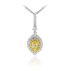 Collier en or et Diamant SI jaune (CIRARI)