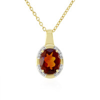Collier en argent et Citrine Madère