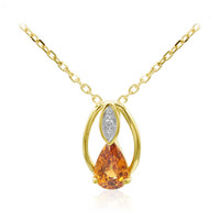 Collier en or et Grenat Spessartite