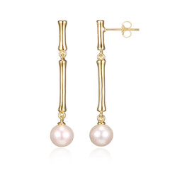 Boucles d'oreilles en argent et Perle de culture d'eau douce
