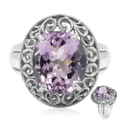 Bague en argent et Améthyste