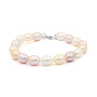 Bracelet en argent et Perle de culture d'eau douce (TPC)