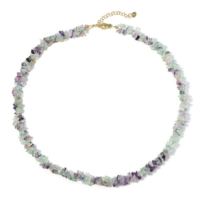 Collier en argent et Fluorite