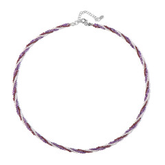 Collier en argent et Grenat d'Inde