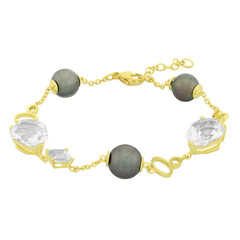 Bracelet en argent et Quartz blanc