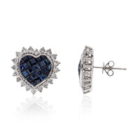 Boucles d'oreilles en or et Saphir de Ceylan (CIRARI)