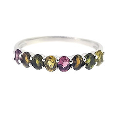 Bague en argent et Tourmaline