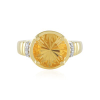 Bague en argent et Citrine