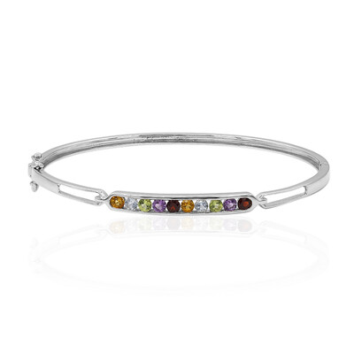 Bracelet en argent et Améthyste