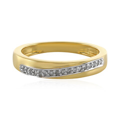 Bague en argent et Diamant I4 (J)