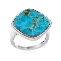Bague en argent et Turquoise bleue de Mohavie (Faszination Türkis)