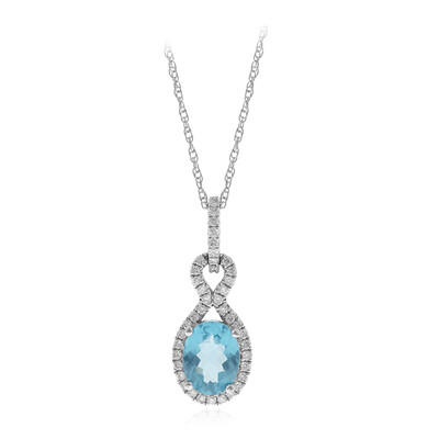 Collier en or et Apatite bleue