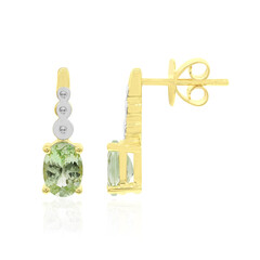 Boucles d'oreilles en or et Grenat Tsavorite du Kenya (Tenner Diniz)
