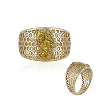 Bague en or et Saphir jaune (Ornaments by de Melo)
