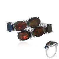 Bague en argent et Opale Mezezo